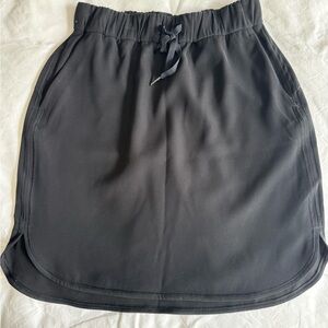 Lululemon Athletica Black Drawstring Skirt